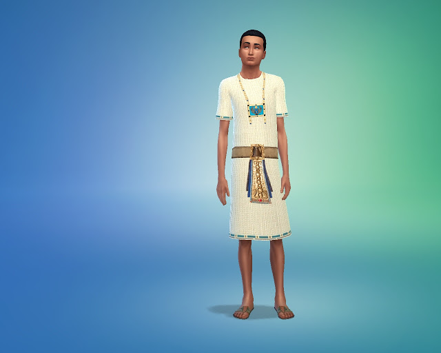 Sims 4 Ancient Egypt outfits for males at Mara45123