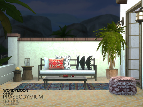 Sims 4 Praseodymium Garden by wondymoon at TSR