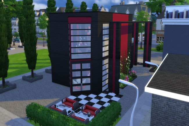 Sims 4 Black Velvet club by ChiLLi at Blacky’s Sims Zoo