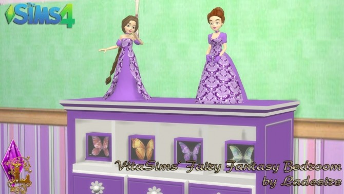 Sims 4 VitaSims Fairy Fantasy Bedroom at Ladesire