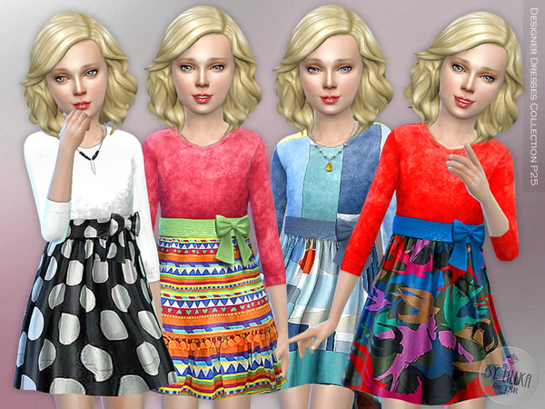 Sims 4 Designer Dresses Collection P25 by lillka at TSR