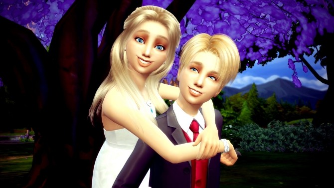 Sims 4 Romantic Couple Kids Pose Override No.5 at RomerJon17 Productions