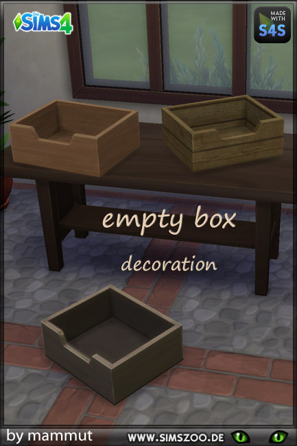 Sims 4 Box 1 Empty by Mammut at Blacky’s Sims Zoo