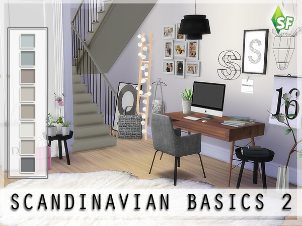 Scandinavian Wall Set By Simfabulous At Tsr Sims 4 Updates