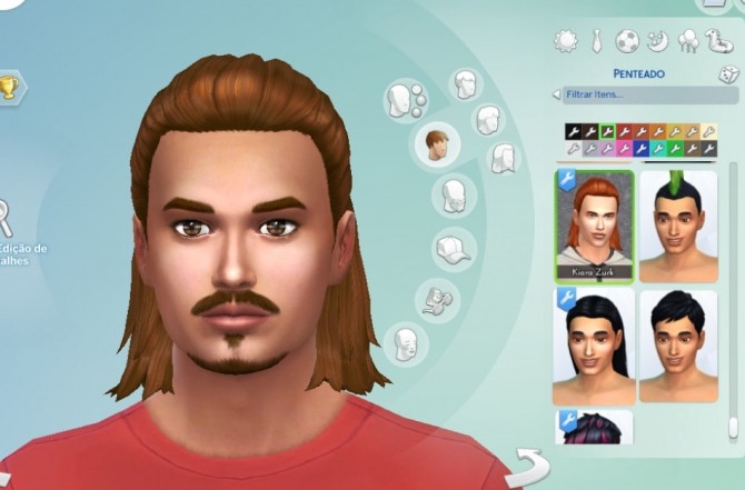 Sims 4 Modest Bun for him at My Stuff