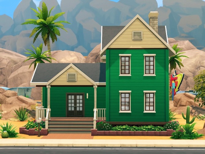 Sims 4 GREEN HOUSE at Imadako