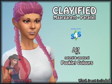 Clayified Maargareth’s Parallel Hair by Nightvyxen at SimsWorkshop