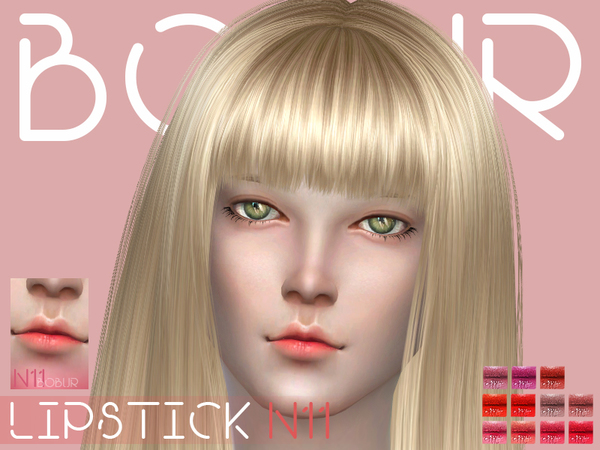 Sims 4 Lipstick N11 by Bobur3 at TSR
