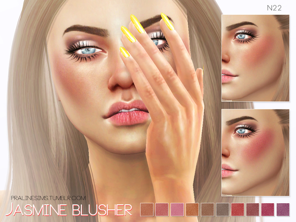 Sims 4 Jasmine Blusher N23 by Pralinesims at TSR
