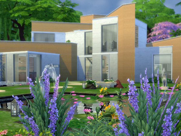 Sims 4 Samurai house by Guardgian at TSR