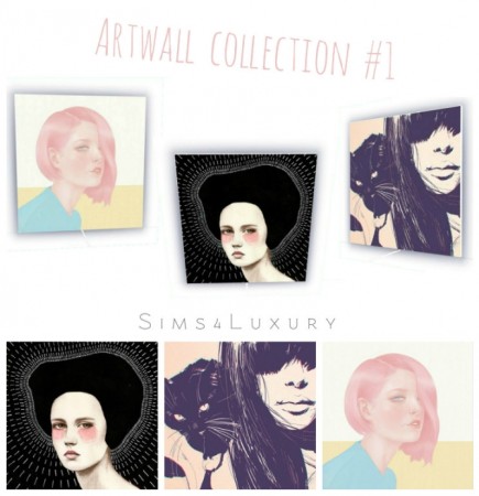 Artwall collection #1 at Sims4 Luxury