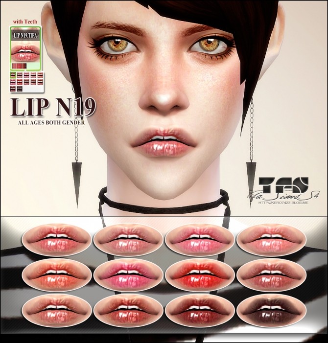 Sims 4 Lips N19 MF at Tifa Sims