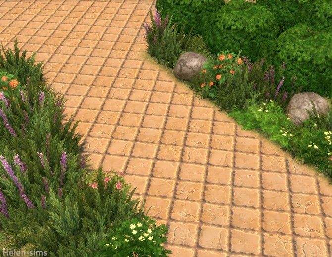 Sims 4 Pavement Terrain Set at Helen Sims