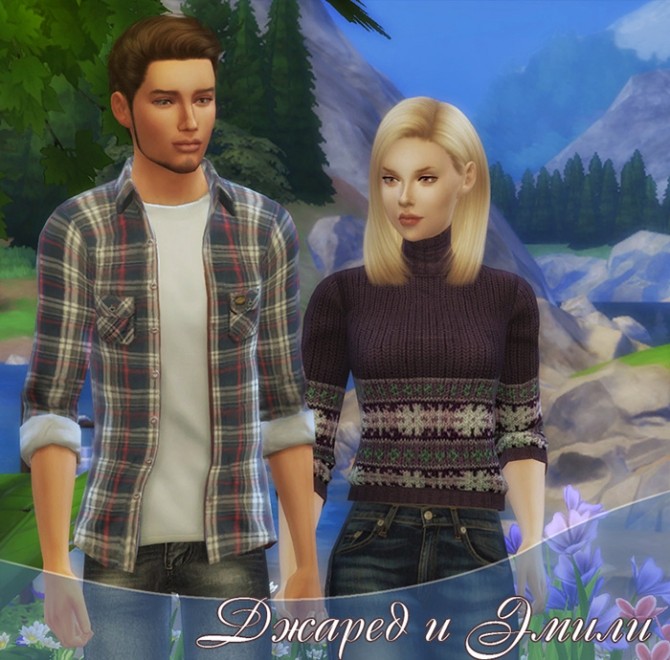 Sims 4 Jared & Emily at Sims by Severinka