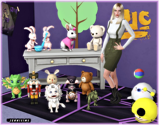 Sims 4 Kids Clutter Vol16 (11 items) at Jenni Sims