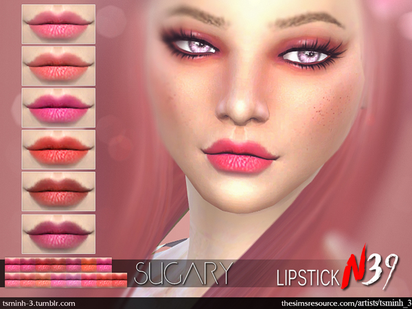 Sims 4 Sugary Lipstick by tsminh 3 at TSR