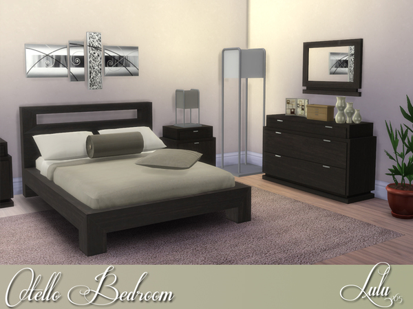 Sims 4 Otello Bedroom Set by Lulu265 at TSR