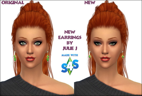 Sims 4 New Dangly Earrings at Julietoon – Julie J