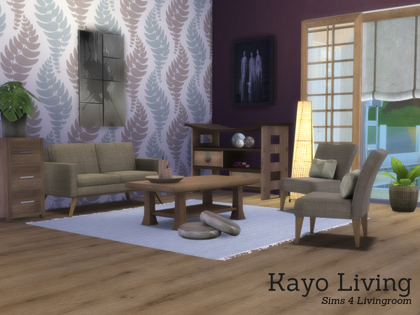 Sims 4 Kayo Living by Angela at TSR