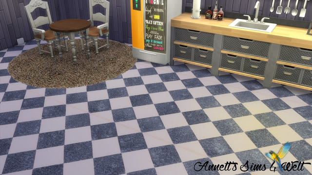 Sims 4 Checkered Tile Floors at Annett’s Sims 4 Welt