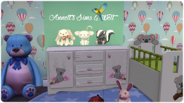 Sims 4 Child Wall Tattoos Animals at Annett’s Sims 4 Welt