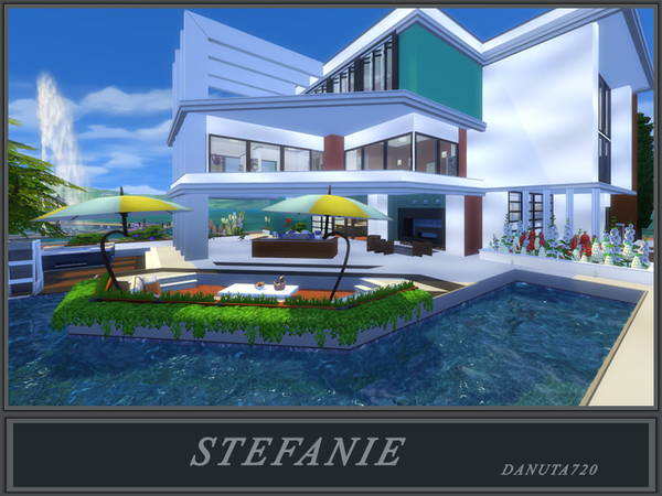 Sims 4 Stefanie house by Danuta720 at TSR