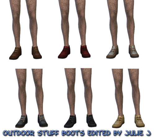 Sims 4 Male Outdoor Stuff Simple Boot Edit at Julietoon – Julie J