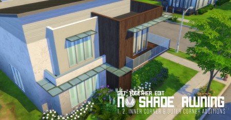 No Shade Awning Addons by Peacemaker IC at Simsational Designs