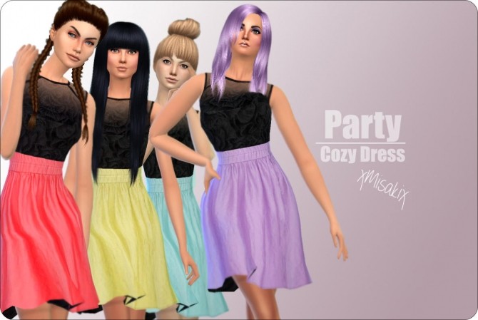 Sims 4 Cozy Dresses at xMisakix Sims
