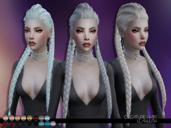 Sims 4 Creature Hair by Leah Lillith at TSR