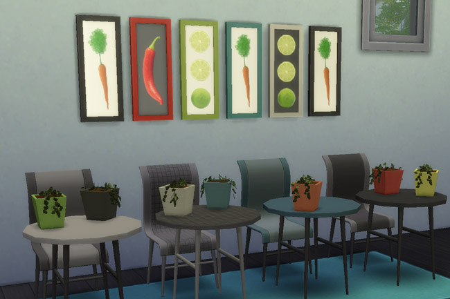 Sims 4 Lounge dining by mammut at Blacky’s Sims Zoo