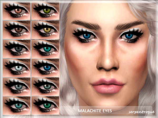 Sims 4 Malachite Eyes by Serpentrogue at TSR