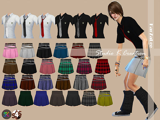 Sims 4 Men School uniform at Studio K Creation
