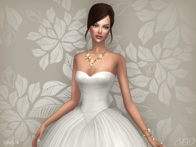 Cindy Wedding Dress At Beo Creations Sims 4 Updates