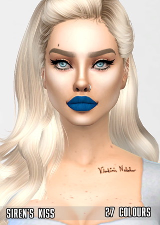 Siren’s kiss lipstick at Sims by Skye