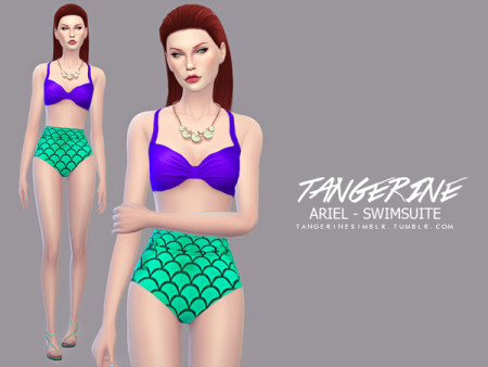 Ariel swimsuit by tangerinesimblr at TSR