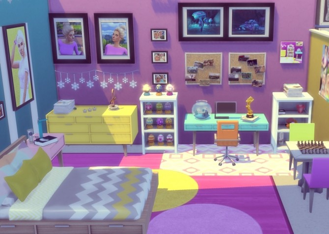 Sims 4 A little house tour at Maimouth Sims4