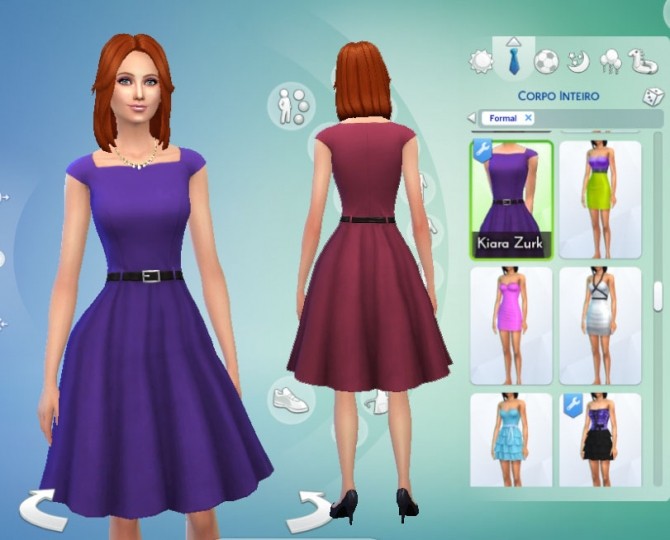 Sims 4 Active Dress by Kiara Zurk at My Stuff