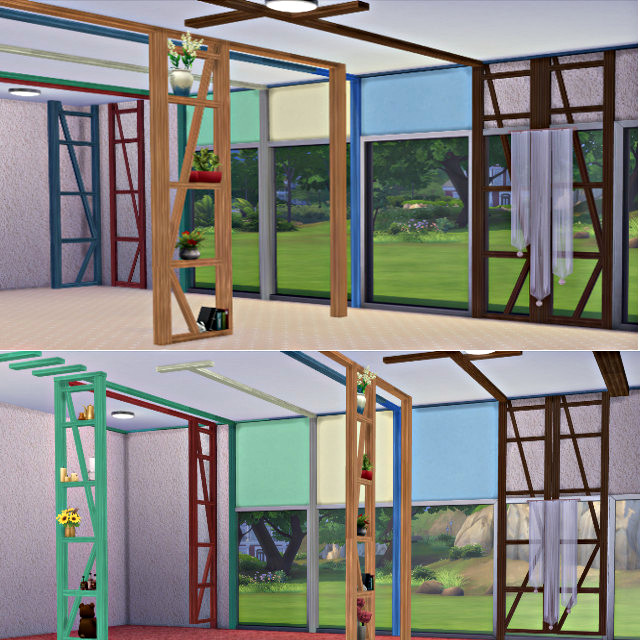 Sims 4 Beams for walls and ceilings by Christine1000 at Sims Marktplatz