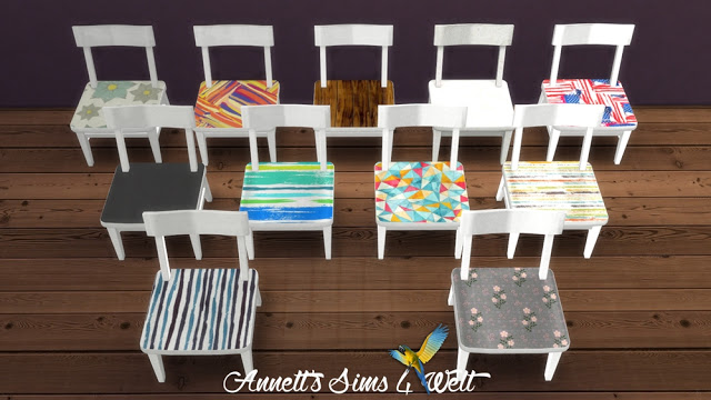 Sims 4 TS3 Chairs & Horns Conversion Vintage Set at Annett’s Sims 4 Welt