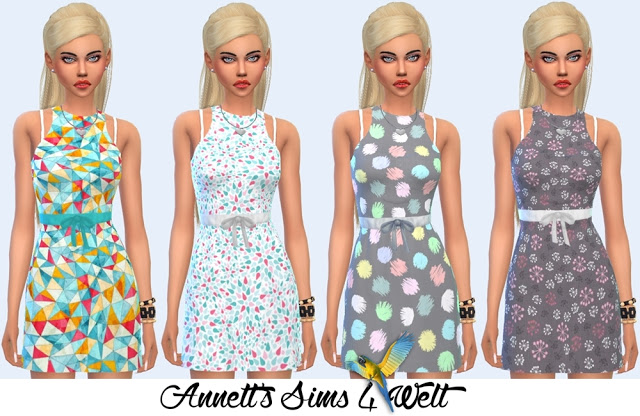 Sims 4 Summer Dress Ibiza at Annett’s Sims 4 Welt