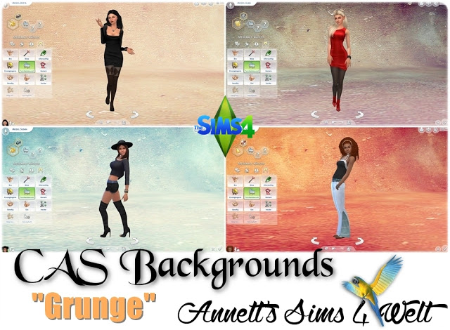 Sims 4 CAS Backgrounds Grunge at Annett’s Sims 4 Welt