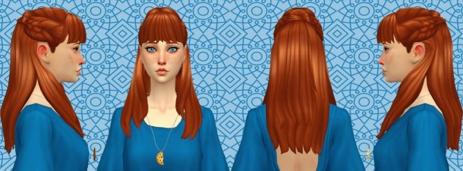 Sims 4 Sarah Hair at Simduction