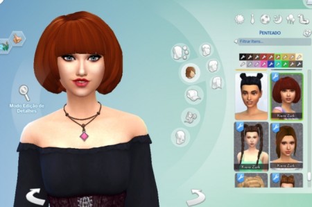 Kiara zurk sims 4 прически