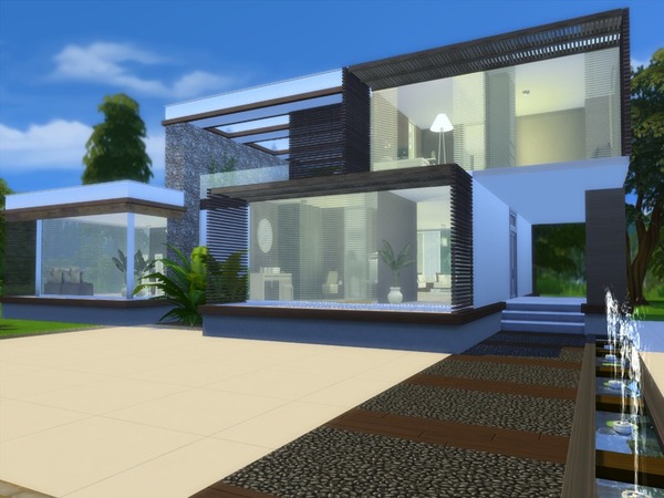 Sims 4 Modern Altynova house by Suzz86 at TSR