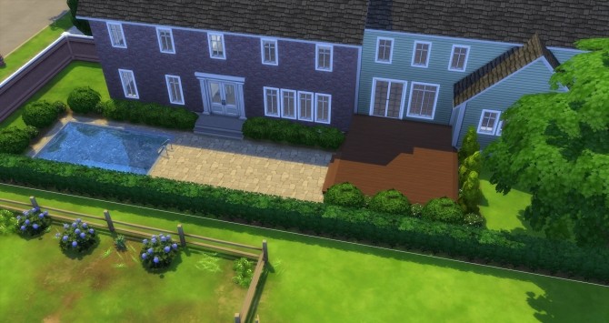 Sims 4 Duxbury Colonial house by gizky at Mod The Sims