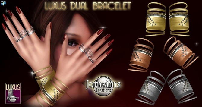 Sims 4 Luxus Dual Bracelet at Jomsims Creations