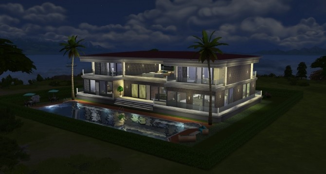 Sims 4 Villa By The Sea by Brinessa at Mod The Sims