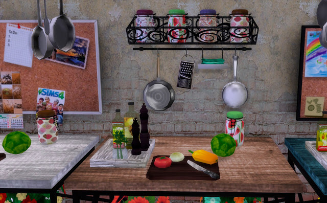 Sims 4 Urban Chic Clutter 2 by Mary Jiménez at pqSims4