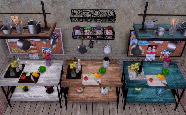 Sims 4 Urban Chic Clutter 2 by Mary Jiménez at pqSims4